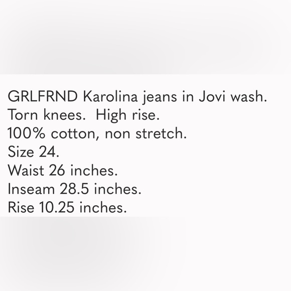 GRLFRND Karolina Jeans in Jovi Torn Knees 24 - Picture 3 of 6